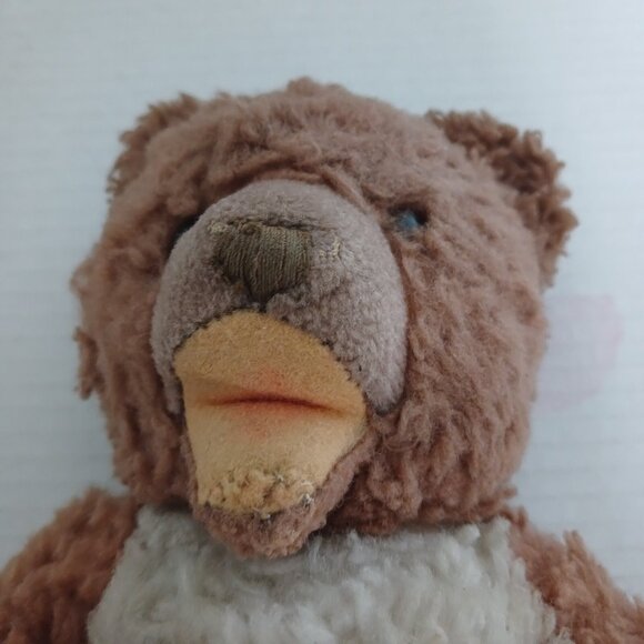 Vintage German STEIFF Soft Furry Zotty Teddy Bear Germany Buttom Plush Stuffed - Picture 5 of 10